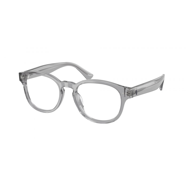 Eyeglasses Polo PH 2318 U 6317 Shiny Transparent Grey / Demo Lens 49mm