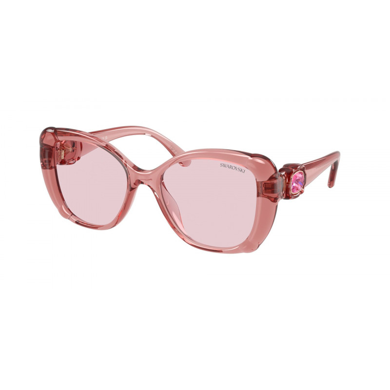 Sunglasses Swarovski SK 6051 U 1097P5 Transparent Pink / Transition To Purple Nxt Photochromic 53mm