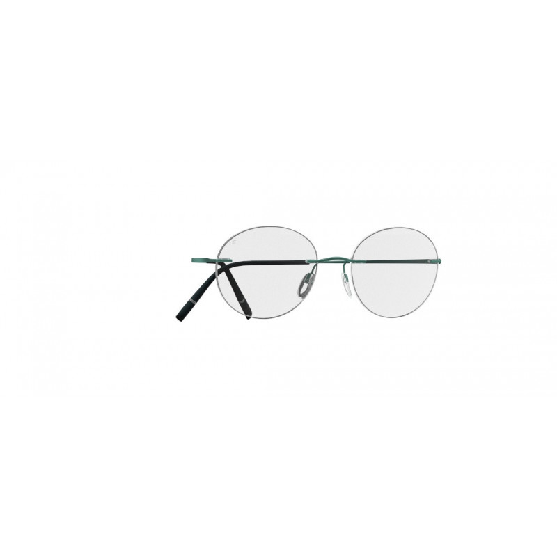 Eyeglasses Silhouette Titan Minimal Art Stellar Demo Rimless 5599 5540 Interstellar Green 51mm