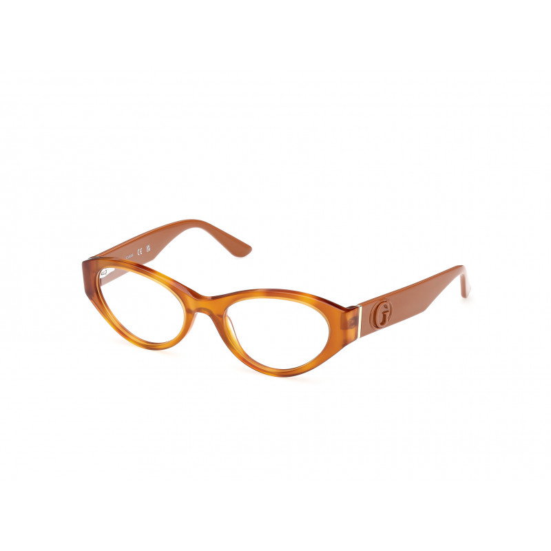 Eyeglasses Guess GU 50305 053 Blonde Havana / Shiny Light Orange 52mm