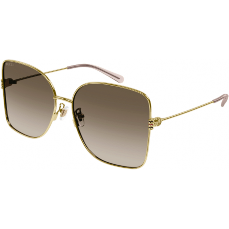 Sunglasses Gucci GG 1282 SA- 003 Gold / Brown 62mm