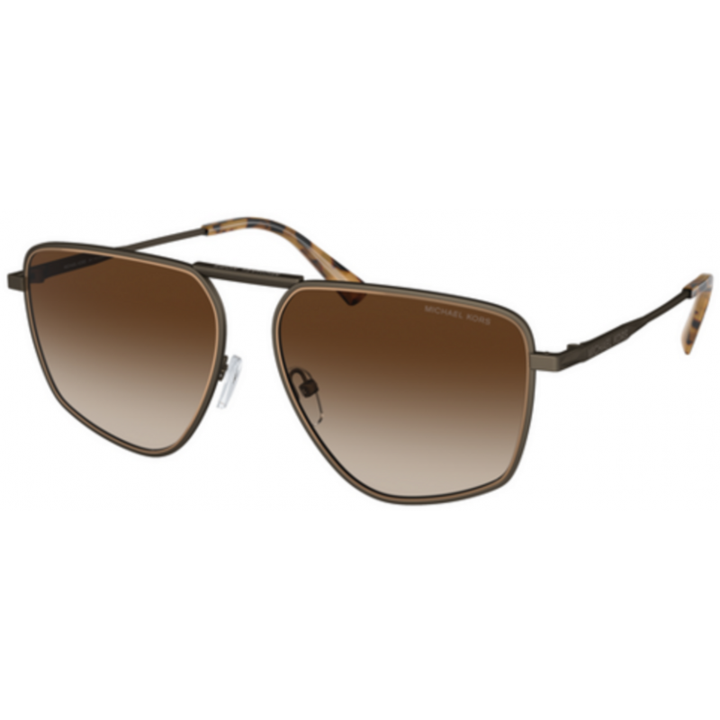 Sunglasses Michael Kors MK 1153 100113 Silverton Matte Husk Brown Gra