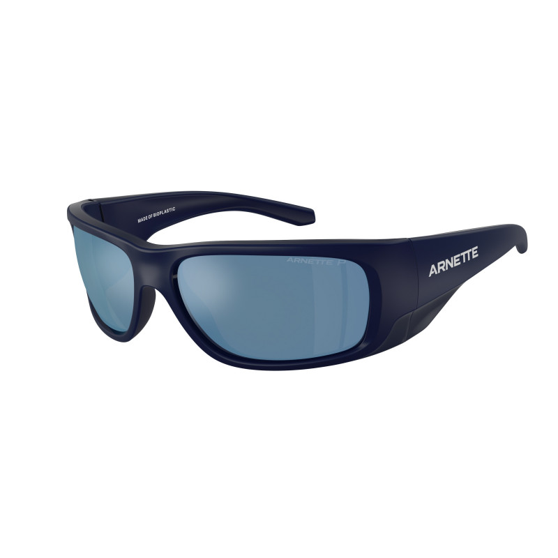 Sunglasses Arnette AN 4345 275922 Dark Blue Matte Top/Shiny / Grey Mirror Water Polar Policarbonate Polarized 62mm