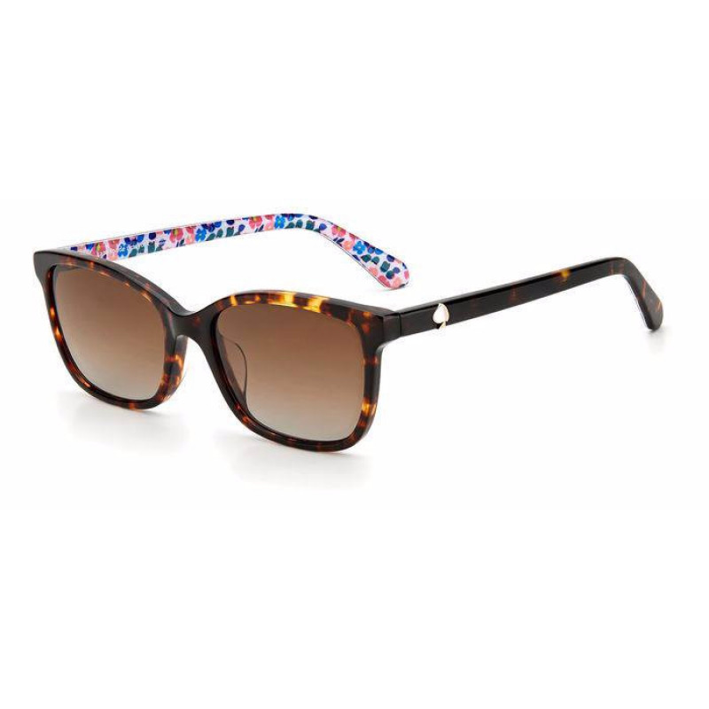 Sunglasses Kate Spade TABITHA/S 86LA La Brown Shaded Polarized 53mm