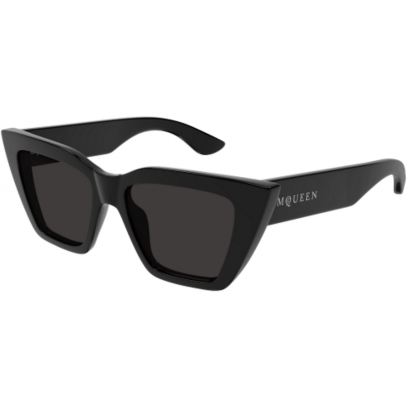 Sunglasses Alexander McQueen AM 0507 S- 001 Black / Grey 52mm