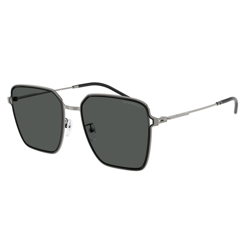 Sunglasses Emporio Armani EA 2159 D 301487 Shiny Gunmetal/Black / Dark Grey Policarbonate Standard