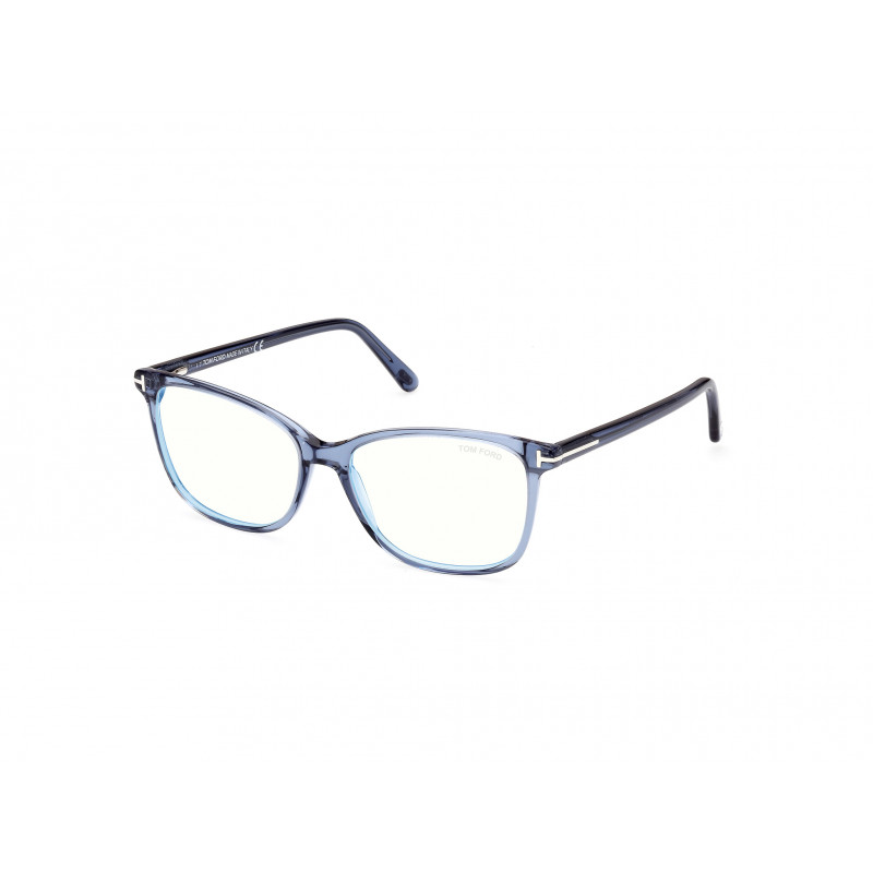 Eyeglasses Tom Ford FT 5842 -B 090 Shiny Light Blue / 56mm