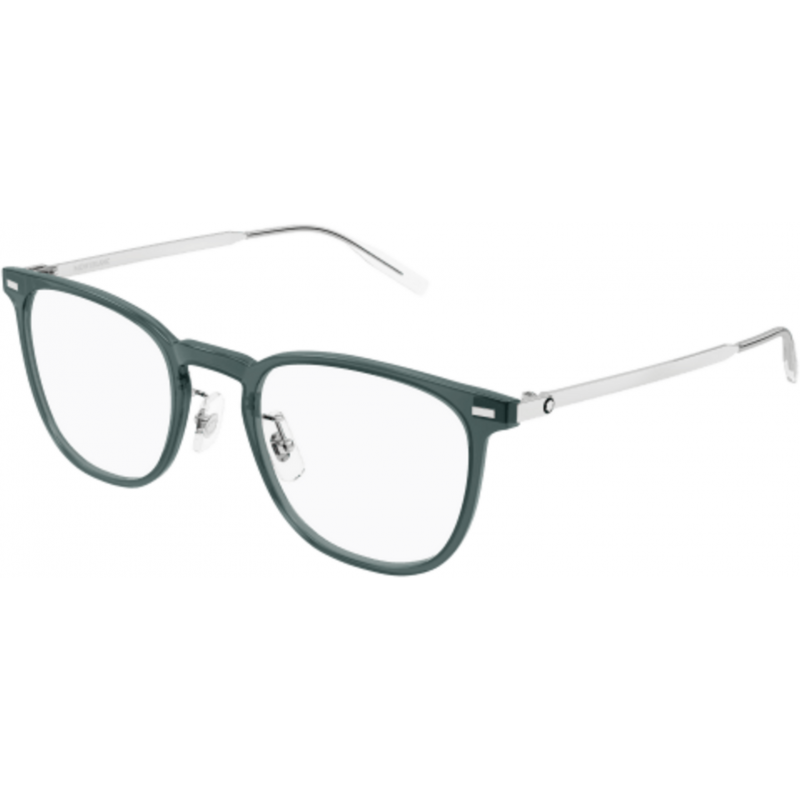 Eyeglasses Montblanc MB 0393 ON- 004 Grey / Transparent Silver 51mm