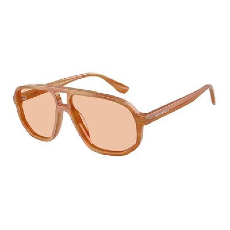Sunglasses Emporio Armani EA 4263 U 632873 Striped Light Brown / Polyamide Standard 57mm