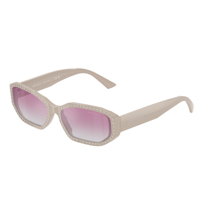 Sunglasses Jimmy Choo JC 5021 BU 503358 Ash/Silver Shade / Gradient Fuxia Mirror Silver Polyamide Standard