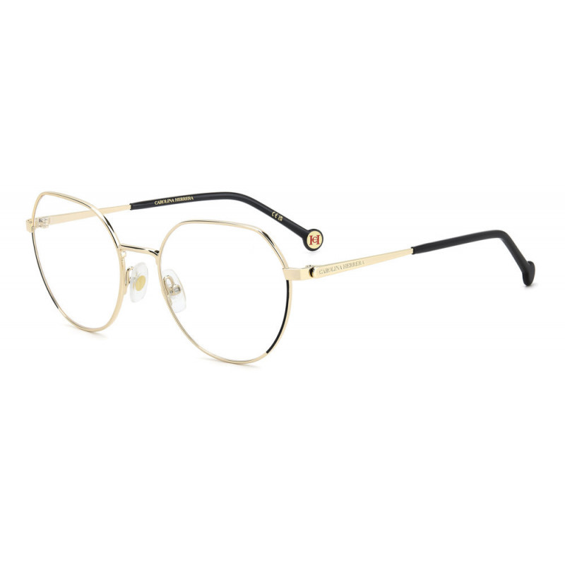 Eyeglasses Carolina Herrera HER 0296 2M2 Black Gold 54mm