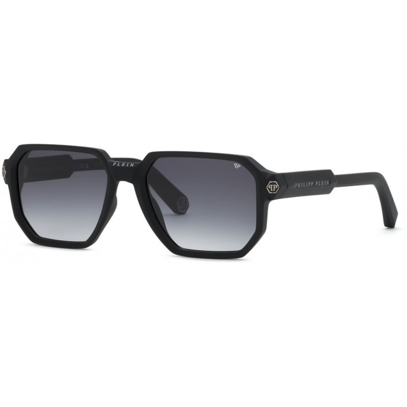 Sunglasses Philipp Plein SPP 202 M 0u28 Black W Smoke Grad