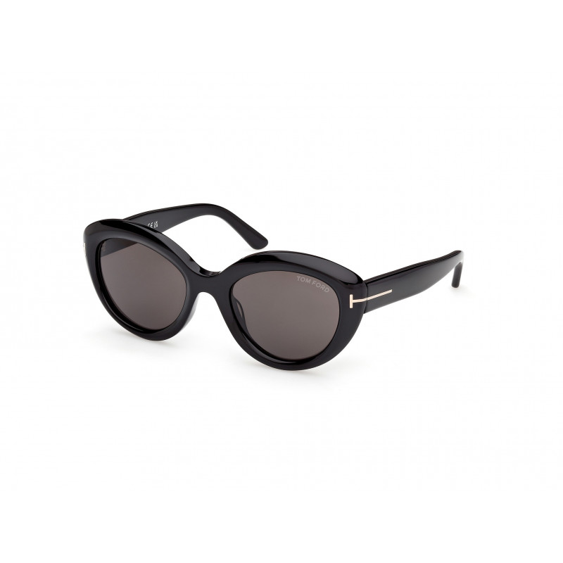 Sunglasses Tom Ford FT 1316 01A Shiny Black / 53mm