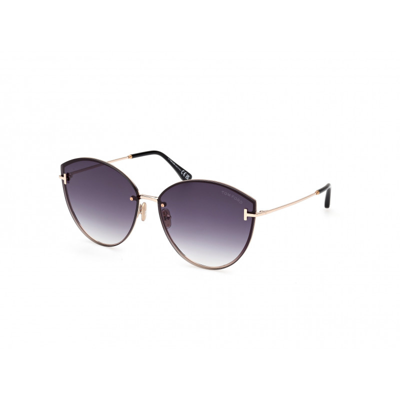 Sunglasses Tom Ford FT 1106 28B Shiny Rose Gold / 63mm