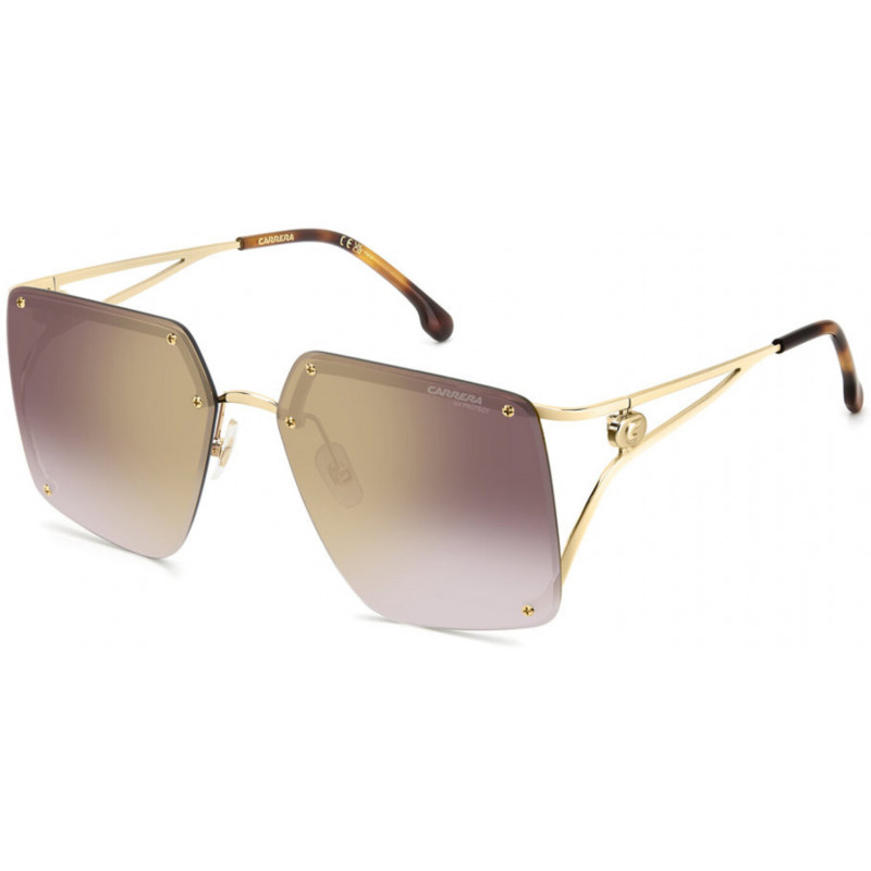 Sunglasses CARRERA 3041 /S VPYK Yk Gold Mirror On Burgundy Shaded 60mm