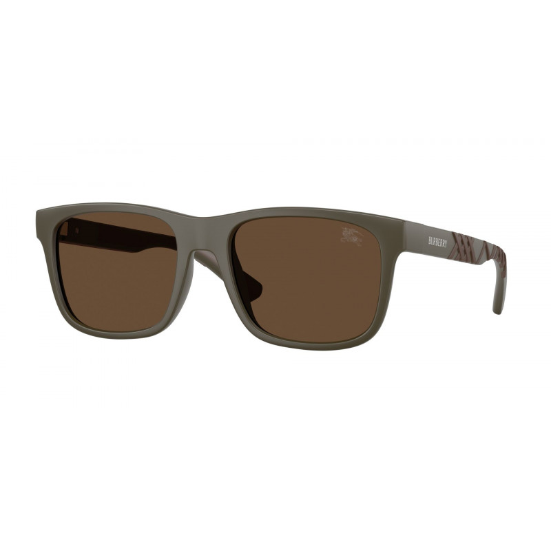 Sunglasses Burberry BE 4499 U 426373 Matte Green / Dark Brown Polyamide Standard 55mm