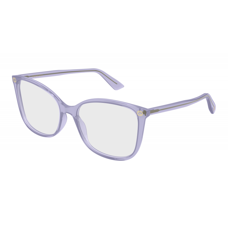 Eyeglasses Gucci GG 0026 O- 027 Violet / Transparent 53mm