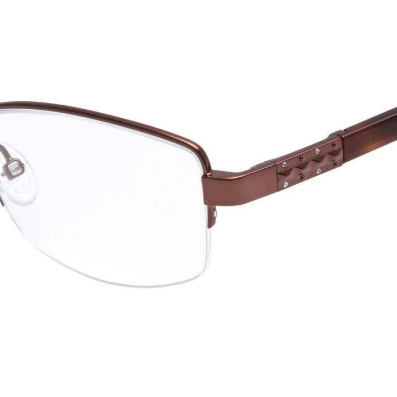 Eyeglasses Emozioni EM 4381 09Q Brown 51mm