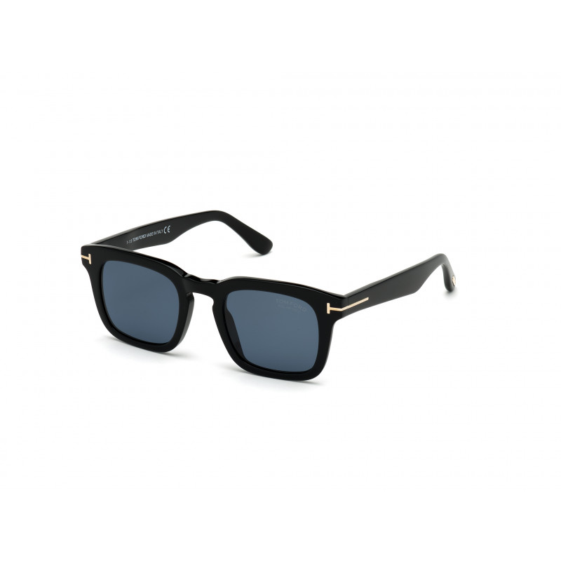 Sunglasses Tom Ford FT 0751 01V Shiny Black / 50mm