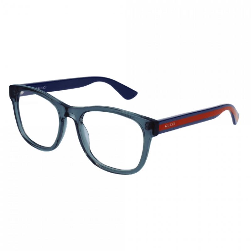 Eyeglasses Gucci GG 0004 ON- 012 Blue / Transparent 53mm