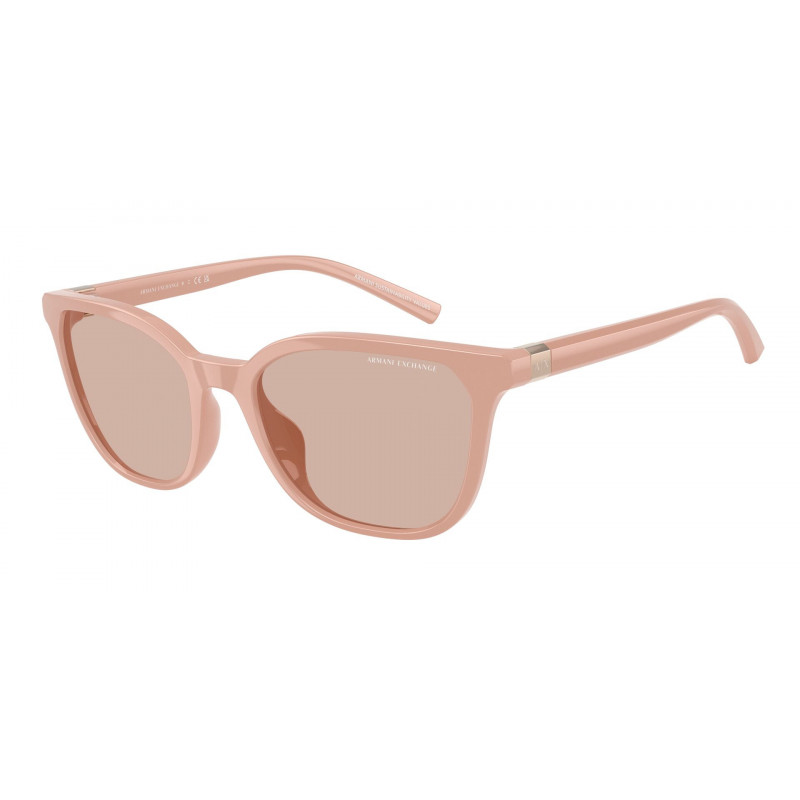 Sunglasses Armani Exchange AX 4168 SU 840173 Shiny Nude Beige / Light Brown Polyamide Standard 54mm