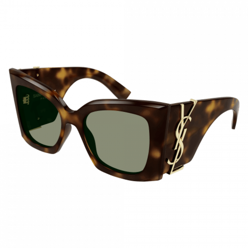 Sunglasses Saint Laurent SL M 119 BLAZE- 002 Havana / Green 54mm