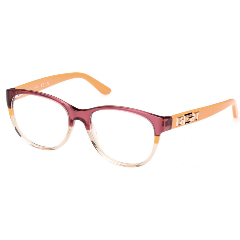Eyeglasses Guess GU 2980 044 Orange/Striped / Orange/Monocolor