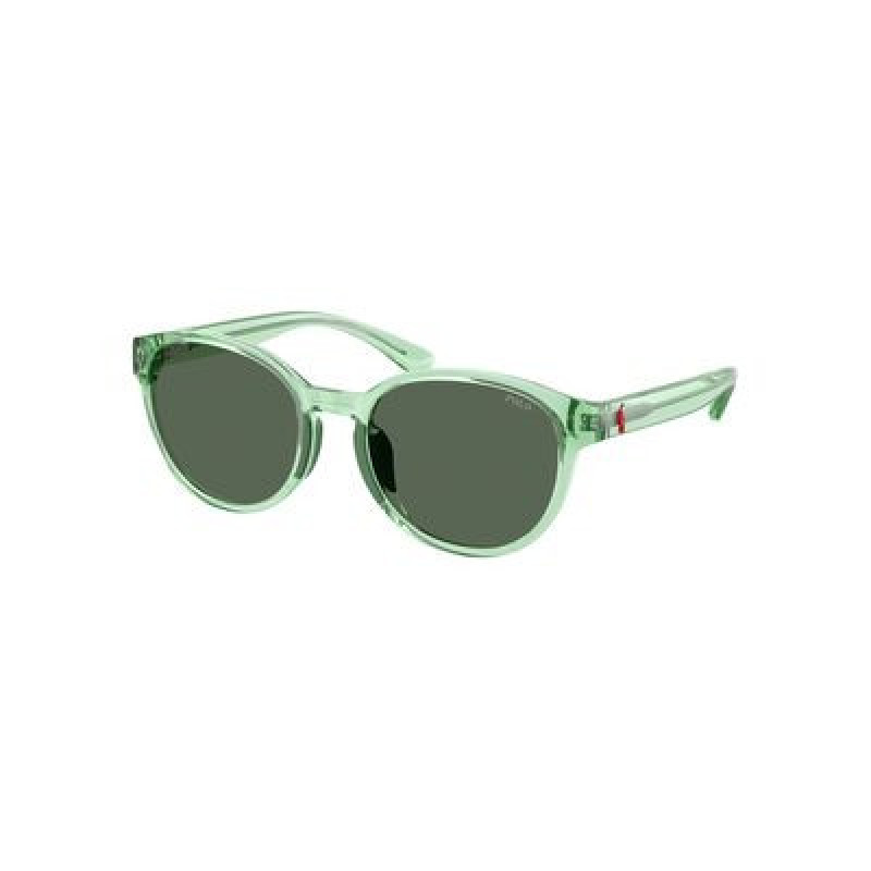 Sunglasses Polo Prep PP 9509 U 625071 Shiny Transparent Light Green / Dark Polyamide Standard 48mm
