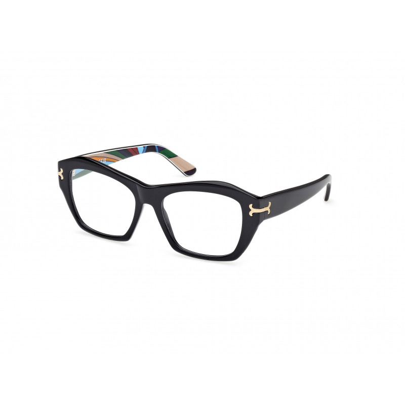 Eyeglasses Emilio Pucci EP 5264 005 Shiny Black / Black/Texture 54mm