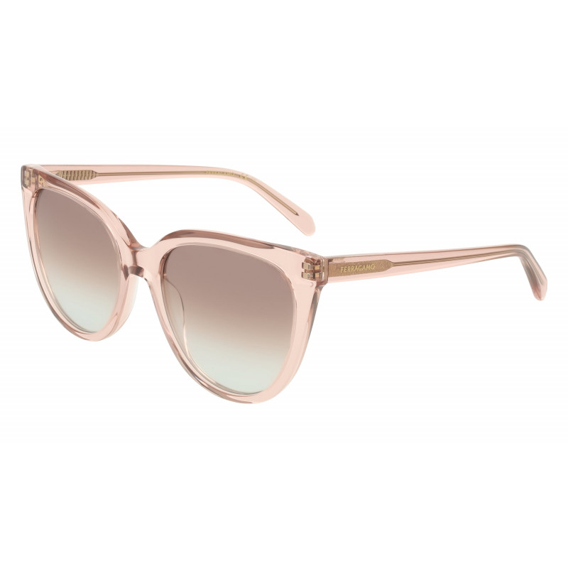 Sunglasses FERRAGAMO SF 2101 S 667 Transparent Rose 56mm