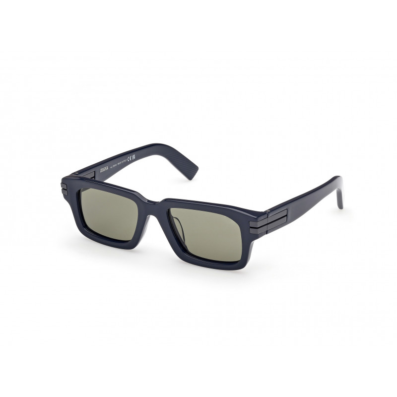 Sunglasses Zegna EZ 0255 90N Shiny Blue / 51mm