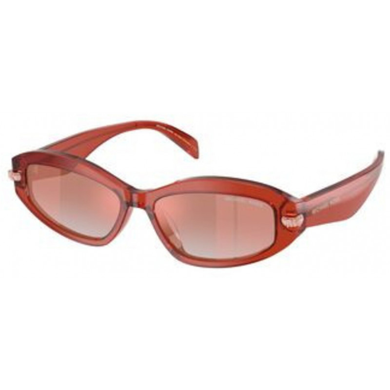 Sunglasses Michael Kors MK 2260 D 40356F  Pink Transparent / Gradient Mirror Polyamide Standard 54mm