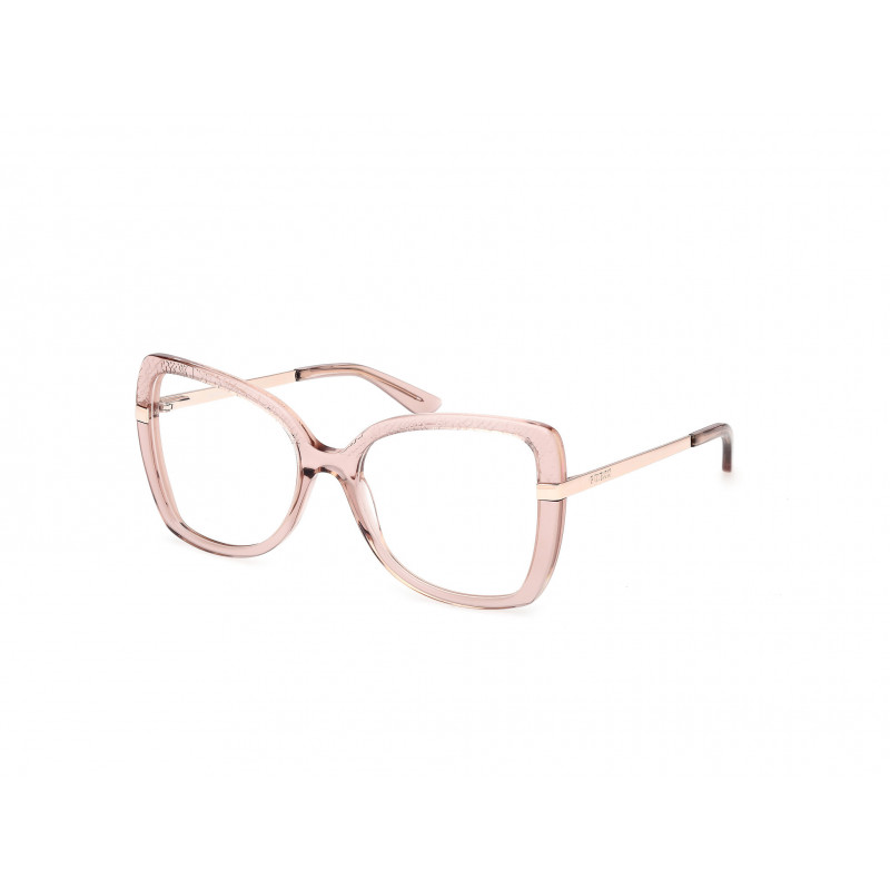 Eyeglasses Guess GU 50245 057 Shiny Beige / Rose Gold 54mm