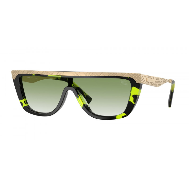 Sunglasses Burberry BE 3174 13598E Green Havana / Clear Gradient Polyamide Standard