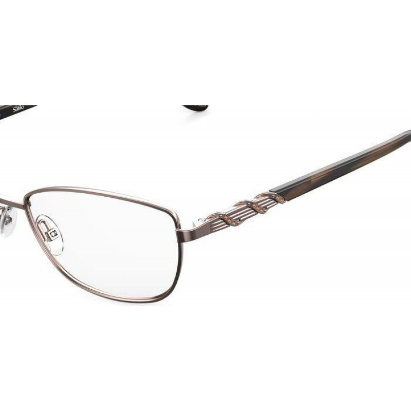 Eyeglasses Emozioni EM 4397 TUI Brown 52mm