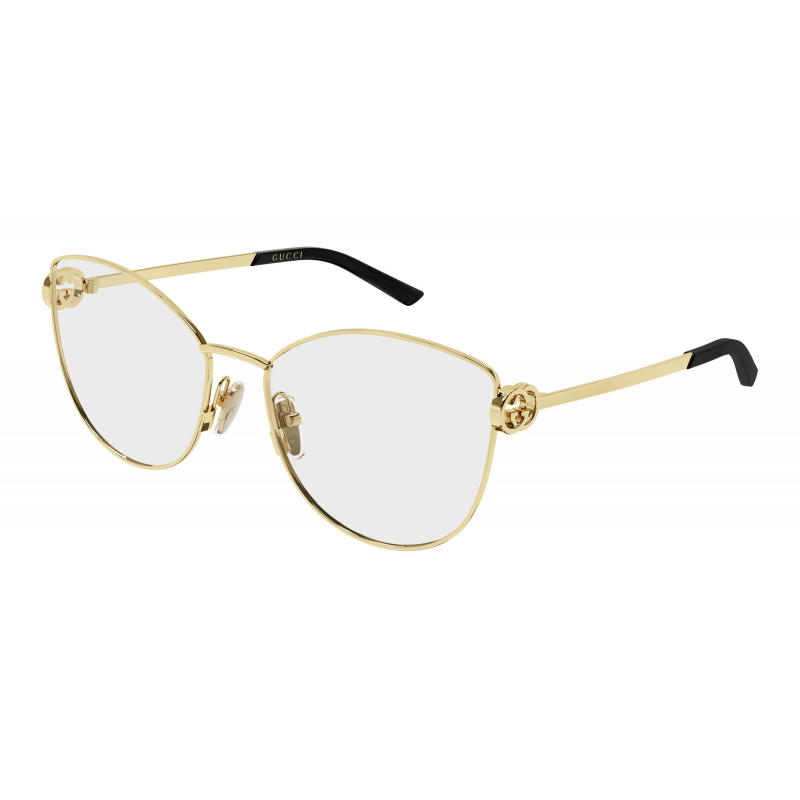Eyeglasses Gucci GG 2049 O- 001 Gold / Transparent 57mm
