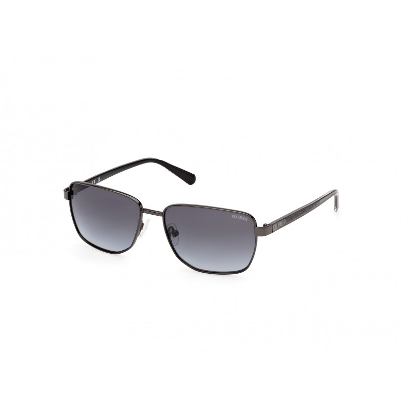 Sunglasses Guess GU 00312 07B Shiny Gunmetal / Black/Crystal 58mm