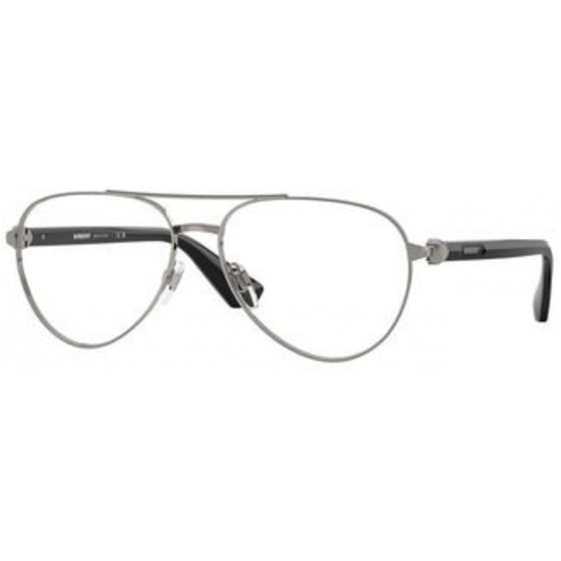 Eyeglasses Burberry BE 1397 1003 Gunmetal Demo Lens 57mm
