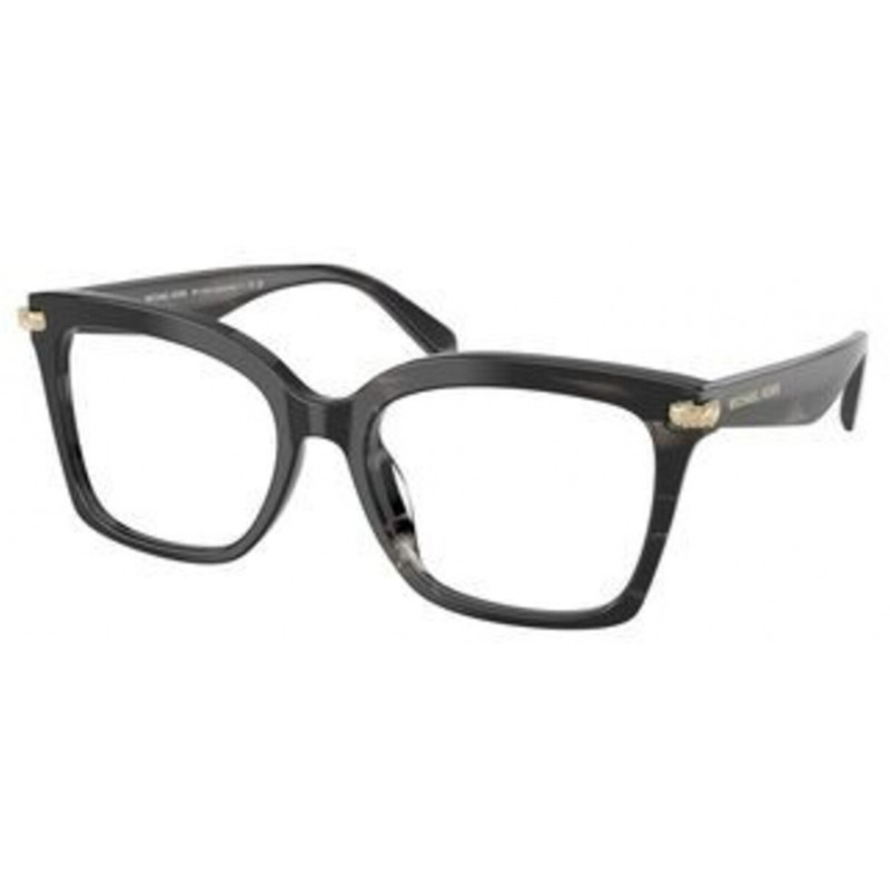 Eyeglasses Michael Kors MK 4166 U 4034 Black Horn / Plano 53mm