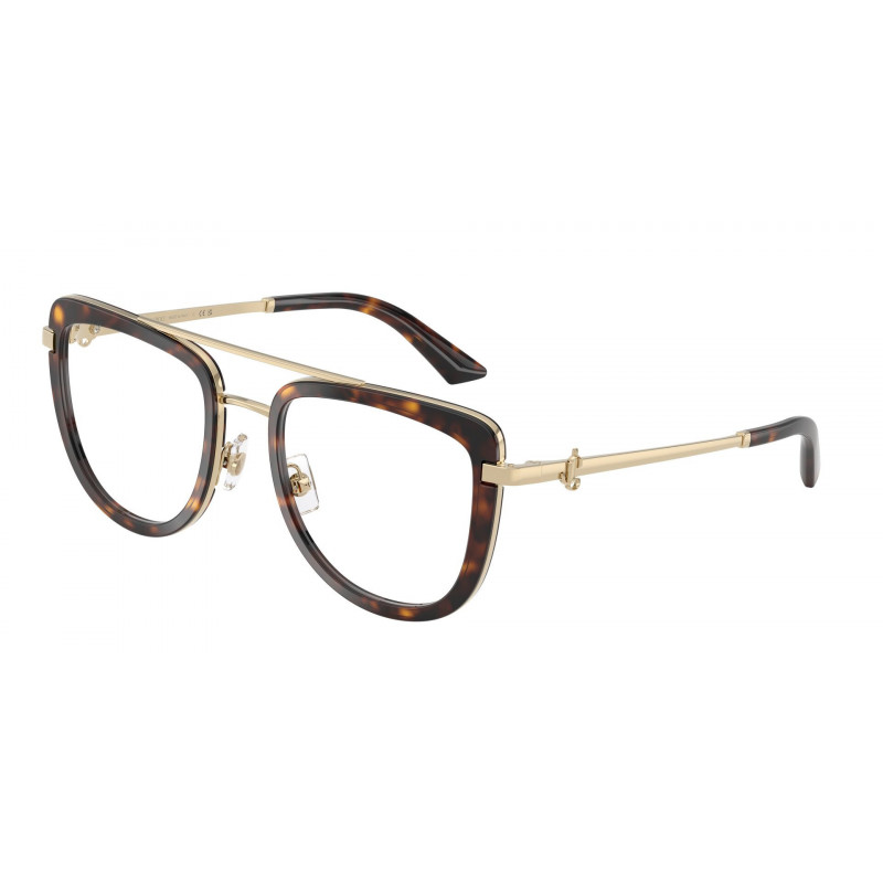 Eyeglasses Jimmy Choo JC 2024 B 3017 Pale-gold/Havana Demo Lens 52mm