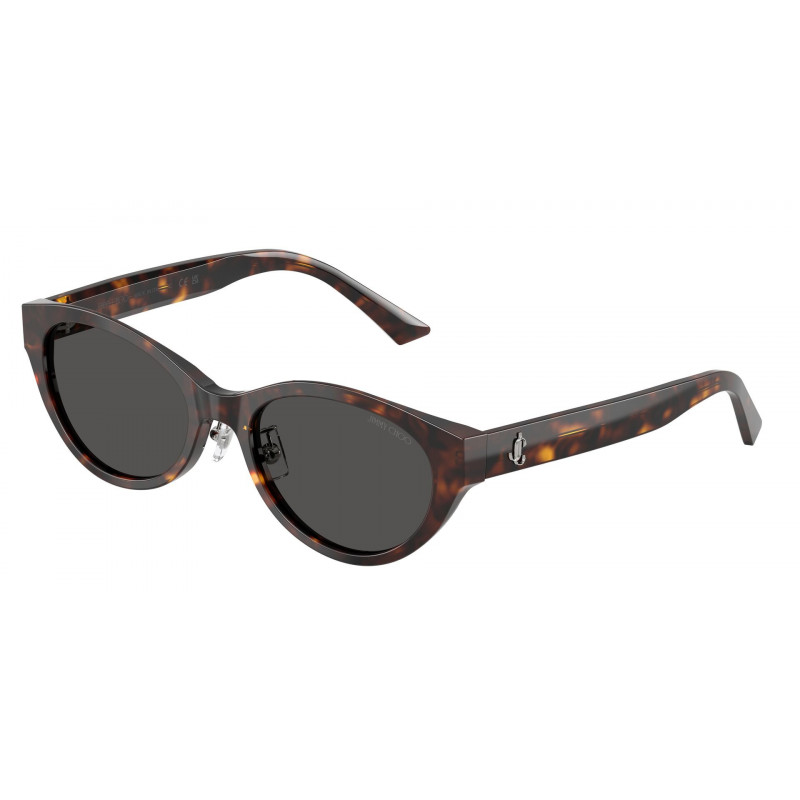 Sunglasses Jimmy Choo JC 5064 D 500287 Havana / Dark Grey Polyamide Standard 55mm
