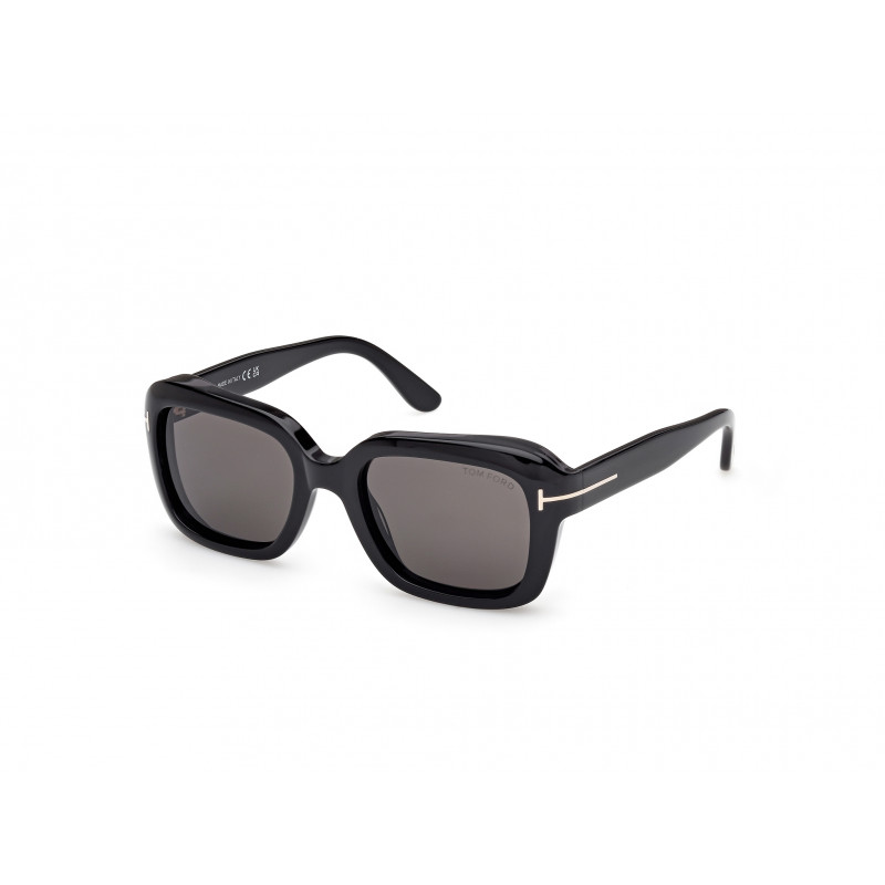 Sunglasses Tom Ford FT 1283 01A Shiny Black / 52mm