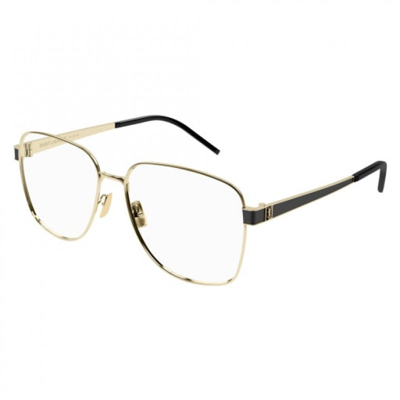 Eyeglasses Saint Laurent SL M 134 - 003 Gold / Transparent 57mm