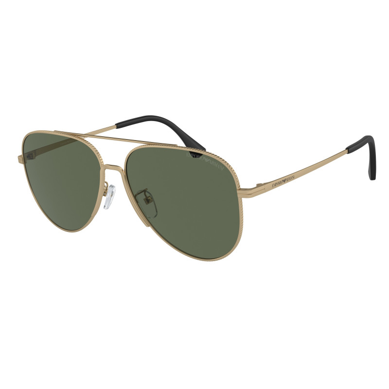 Sunglasses Emporio Armani EA 2149 D 300271 Matte Pale Gold Dark Green 60mm