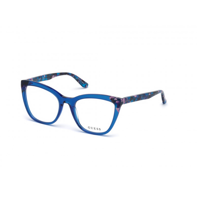Eyeglasses Guess GU 2674 090 Shiny Blue / Coloured Havana 53mm