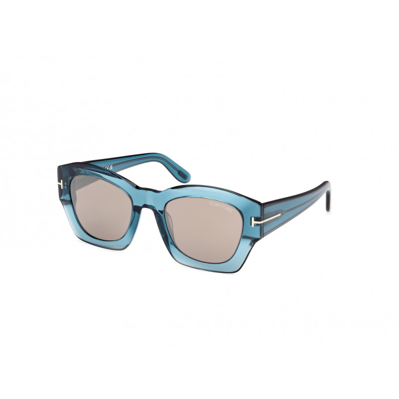 Sunglasses Tom Ford FT 1083 90L Shiny Blue / 52mm