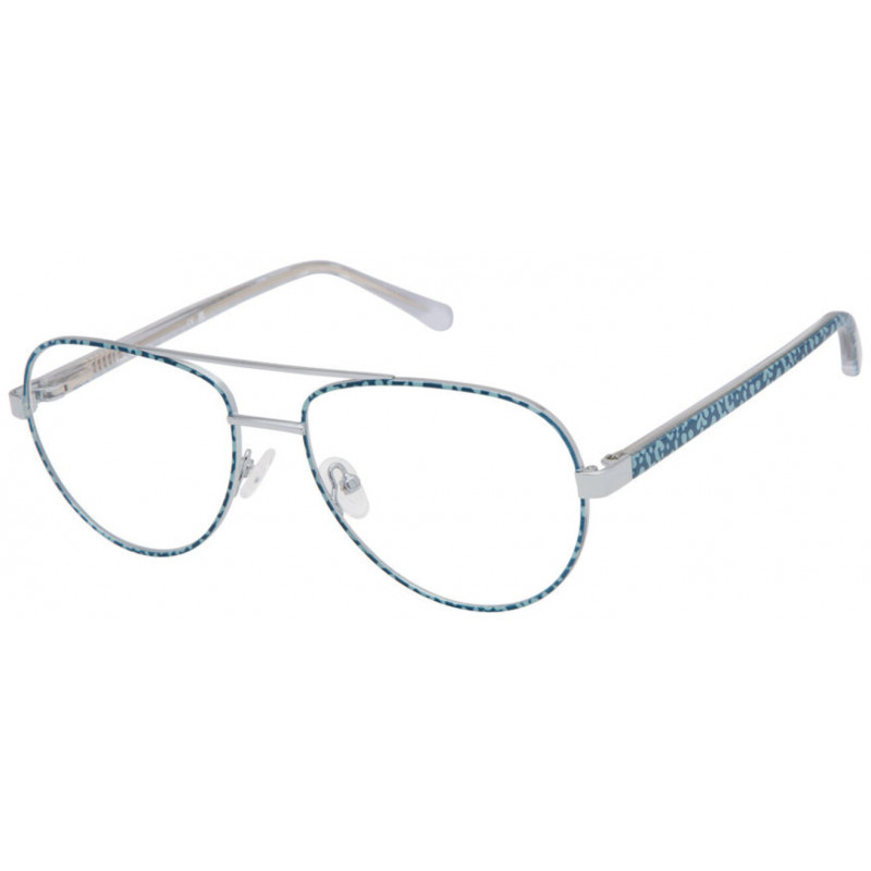Eyeglasses Nicole Miller JOLY C02 Blue Leopard 57mm