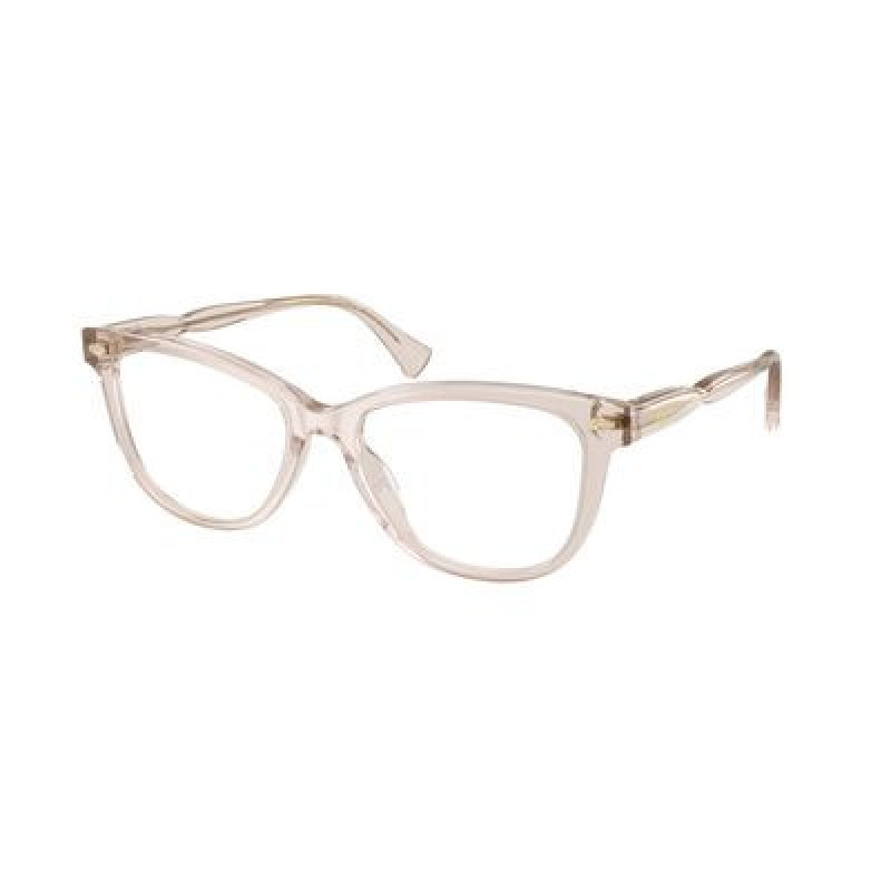Eyeglasses Ralph RA 7189 U 6117 Tranparent Beige / Demo 49mm