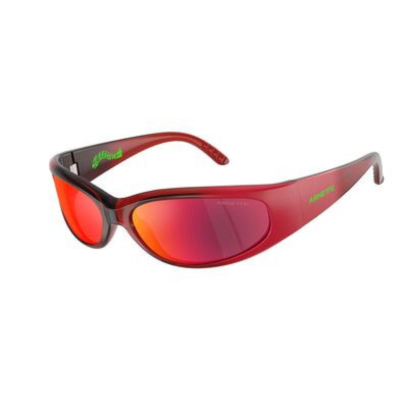 Sunglasses Arnette AN 4302 30196Q Orange Transp Gradient Red / Grey Mirror Orange/Yellow Policarbonate Standard 62mm