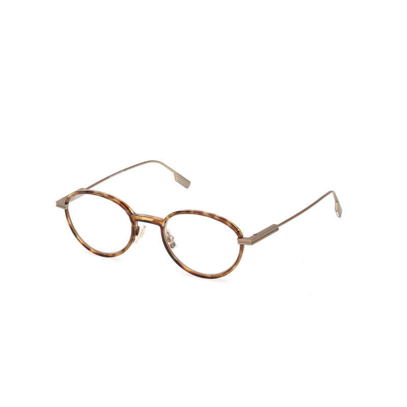 Eyeglasses Zegna EZ 5323 047 Light Brown/Striped / Matte Bronze
